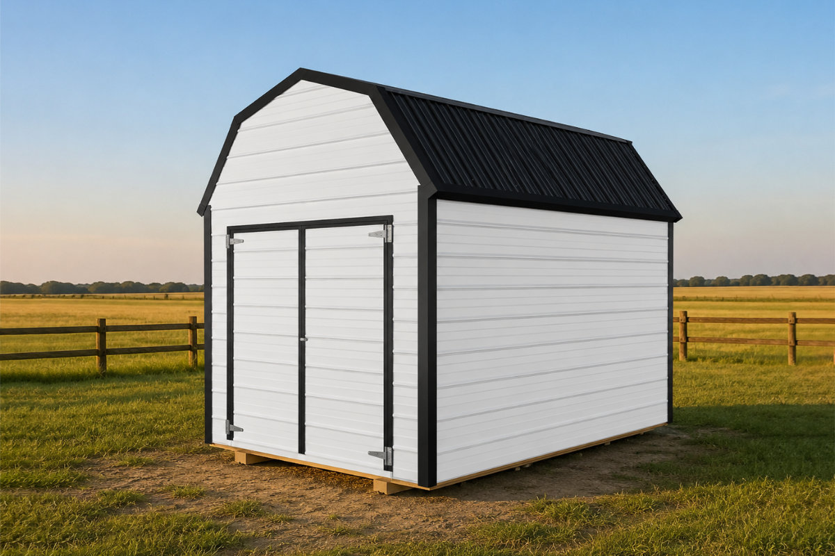 Metal Lofted Barn