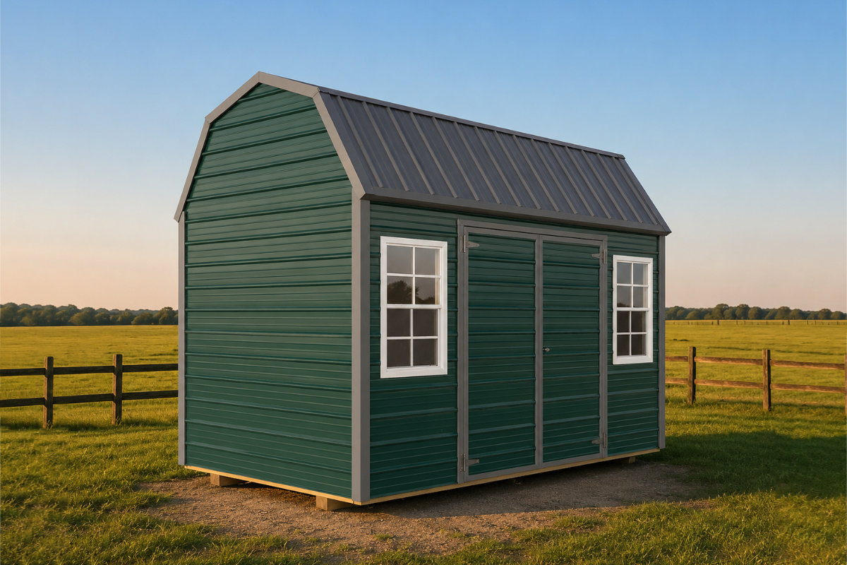 Metal Side Lofted Barn